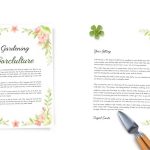 carta de presentación jardinería