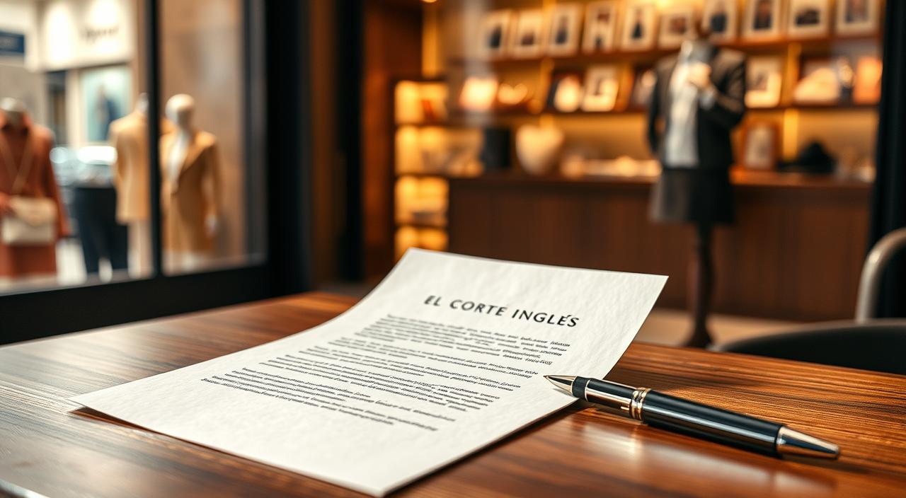 carta de presentación para El Corte Inglés